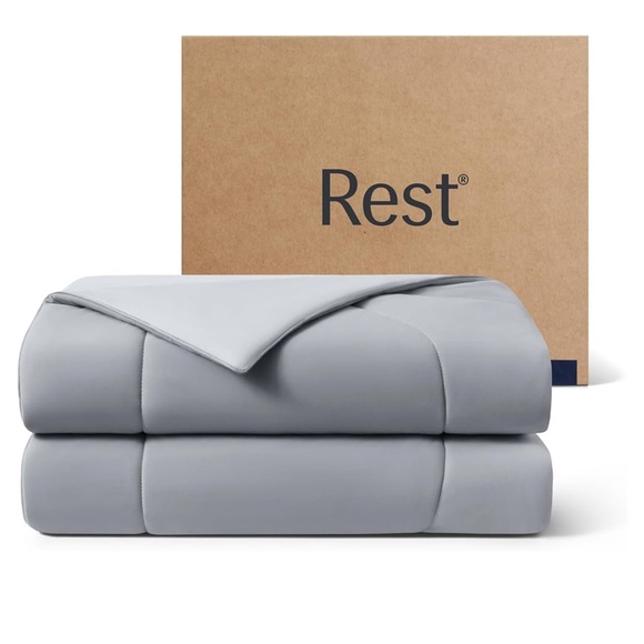 REST Evercool Cooling Comforter in Artic Cool Gray - King/Cali King and Queen - Picture 1 of 3